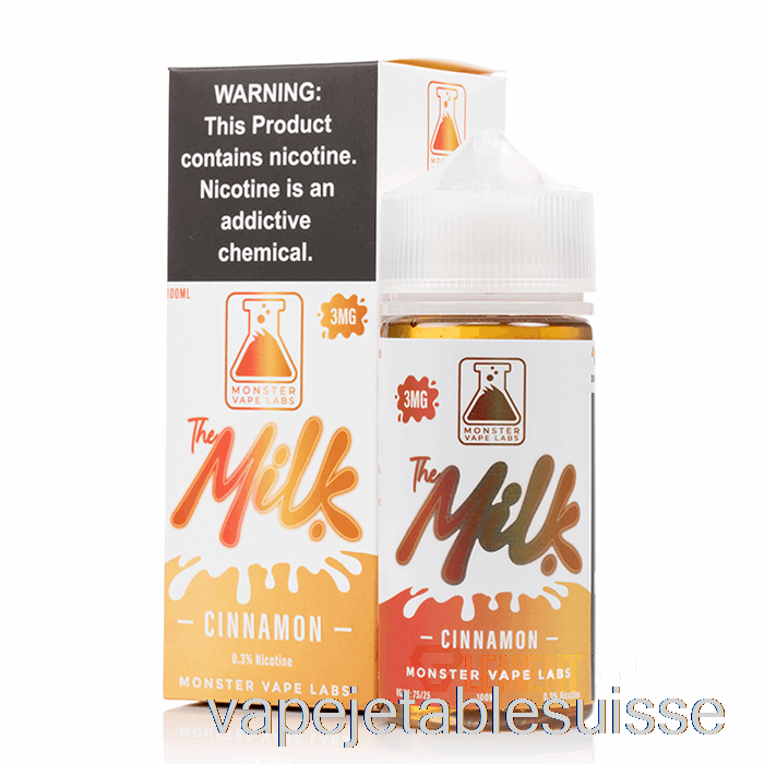 Vape Suisse Cannelle - Le Lait - 100ml 0mg